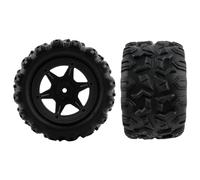 GDOOL 1:18 9300 RC Tires Wheel Set Accessories Spare Parts for 1:18 9300 9301 9304 Trucks 300E 301E 302E Brushless RC Cars (New PX9300-21A)