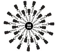 GDOOL 30 PCS Universal RC Car Body Clips w/Pull Tabs R Pins Compatible with 1/10 Scale Traxxas Arrma Axial Losi 1/8 Redcat HPI HSP Exceed Truck Buggy Shell Replacement Parts