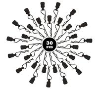 GDOOL 30 Pieces 1mm Universal RC Body Clips with Pull Tabs Car Clip Pins M001 for 1/14 1/16 1/18 Scale H16BM H14BM Compatible with Redcat HPI Himoto HSP Exceed Truck Buggy