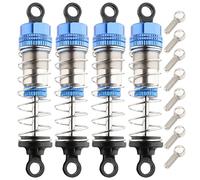 GDOOL 9201E RC Car 4 Pieces PX9211-18 Aluminum Shock Absorber Set Accessory Replacement Spare Parts for 9201E 9203E 9205E 9206E 9207E Trucks 200E 207E 210E Trucks(Blue)