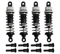 GDOOL Aluminum Oil Filled Shock Absorber PX9200-18 for 1:10 RC Trucks, 4 PCS, Modern Style, Rear Position, RC Car Shock Absorber