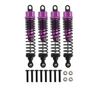 GDOOL Front Rear RC Shock Absorber, 4-Pack Aluminum 98mm Adjustable Assembled Spring Damper Suspension for 1:10 Redcat HSP 94166 94106 94107 94155 94170 Buggy Truck Crawler Upgraded Hop-up Parts