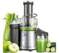 GDOR 1200W Juicer Machines Powerful 2L Juicer with Larger 81mm Feed Chute Juicers Whole Fruit and Vegetable Centrifugal Juicer Easy to Clean Juice Machine Full Copper Motor Anti-drip Brush Included