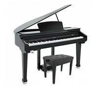 GDP-100 Digital Grand Piano by Gear4music Stool Pack Gloss Black