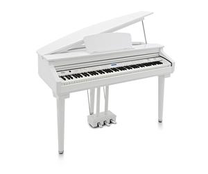 GDP-200 Digital Grand Piano by Gear4music Gloss White