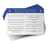GDPR Client Cards A6 Size - Salon and Therapist Customer Consultation Record - Treatment Services Essentials - Profile and Recording Forms - Beauty Stationery - 105x148mm - Pack of 50