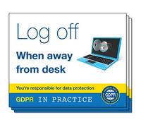 GDPR In Practice Sticker Pack - For PC Computers/Laptops - 100 x 80mm (Pack of 16)