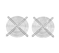 GDQLCNXB Metal 200mm PC Computer Fan Grill Mounting Finger Guard Protection Cover,Pack of 2