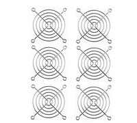 GDQLCNXB Metal 80mm PC Computer Fan Grill Mounting Finger Guard Protection Cover,Pack of 6