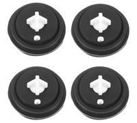 GDQQOYWQT Rubber Ball Valve Gasket, 28mm x 28mm Silicone Gasket, Replacement Diaphragm Gasket for Inlet Valves, Durable and Leak Proof, Fits all SIAMP Valves, Black (4pcs)