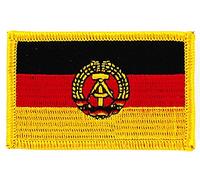 GDR (DDR) East Germany Flag Embroidered Iron-On Patch