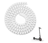 Gdraco Cable Protection Cable Management Spiral Cable Protection Tube 1 m for Xiaomi M365/m365 Pro/Pro 2/1S Electric Scooter/for Ninebot G30 Max Scooter (White)