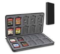 Gdraco Game Card Case for Nintendo Switch/Switch OLED/Switch 2/Switch Lite Game Card with 20 Game Card Slots and 20 Micro SD Cards Magnetic Closure Portable Travel Storage Box