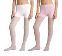 Gdrghe 2 Pairs Girls Sparkly Glitter Tights Ultra Soft Shimmer Tights for Toddler Kids 3-12 Years Dance Party Cosplay
