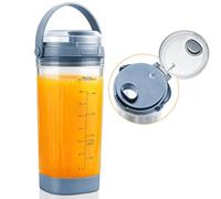 Gdrtwwh Blender Cup 18oz with Drinking and Sealing Lid Compatible with Ninja BC100 and BC151 Series, Ninja Blender Replacement Parts (Blue)