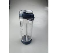 Gdrtwwh Blender Cup 18oz with Sip & Seal Lid Fit for Ninja BC100 Series and BC151 Series, Blender Replacement Parts for Ninja (Grey)