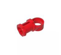 GDS-1004 Technic Tilt Joint Axle and Pin Connector Smooth 50 Pack Compatible with Lego 32126 4660886 4211575 MOC Components for Large Brick Brands Color Red 21