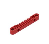 GDS-1007 Technic Rack 1x7 with Axle and Pin Holes, 50 Pack, Compatible with Lego 87761 4562009, DIY Parts and MOC Components for Large Brick Brands, Color:Red 21