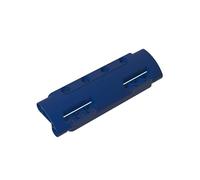 GDS-1012 Technical Component, Curved, 11 x 3 mm with 10 Stitch Holes through the Surface, Pack of 10, Compatible with Lego Toy 11954, Components for Large Stone Brands, Colour: Royal Blue 140
