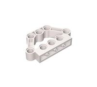 GDS-1031 Technic Connector Block, 1 x 5 x 3, Pack of 10, Compatible with Lego 32333, DIY Parts and MOC Components for Large Brick Brands, Colour: White 1