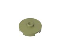 GDS-1041 Round Plate 2x2 with Center Bolt (Bridging Plate), 50 Pack, Compatible with Lego 18674 6115080, DIY Parts and Components for Large Brick Brands, Maidinggrün 330