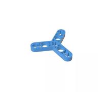 GDS-1045 Technic Beam Rotor, 3 Blades, Thin, Pack of 50, Compatible with Lego 44374, DIY Parts and MOC Components for Large Brick Brands, Color:Light Blue 102