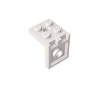 GDS-1057 Bracket 2x2-2x2 50PCS Compatible with Lego Toy 3956 35262 6019212 DIY Parts and MOC Components for Major Brick Brands Color:White