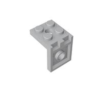 GDS-1057 Bracket 2x2-2x2 50PCS Compatible with Lego Toy 3956 35262 6019212 DIY Parts and MOC Components for Major Brick Brands Color:Light Bluish Gray