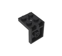 GDS-1057 Bracket 2x2-2x2 50PCS Compatible with Lego Toy 3956 35262 6019212 DIY Parts and MOC Components for Major Brick Brands Color:Black