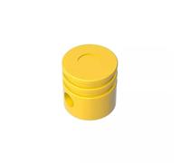 GDS-1149 Technic Engine Piston Round 50PCS Compatible with Lego Toy 2851 DIY Parts and MOC Components for Major Brick Brands Color:Yellow