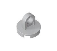 GDS-1152 Tile Round 2x2 - Thin Lifting Ring, 50TE, Compatible with Lego 74698, 2376, 6010831, DIY Parts and MOC Components for Large Brick Brands, Color:Light Grey 194