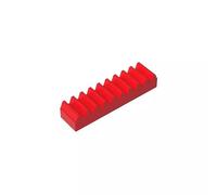 GDS-1171 Compatible with LEGO 3743 Gear Technic Gear Rack 1x4, Red, 50 PCS | MOC components for major building brands. Designed for custom builds, repairs and custom models.