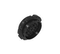 GDS-1226 57519 Wheel Technic Tread Sprocket Wheel Large, Black, 10 PCS | Compatible with LEGO Building Blocks. MOC components for major building brands. For custom builds and replacement parts.