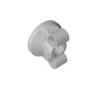 GDS-1464 Engineering Steering Portal with 2 Pin Holes, 10 Pieces Compatible with Lego 11950 DIY Parts and MOC Components for Large Building Block Brands, Colour: Light Grey 194