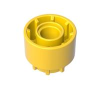 GDS-1496 35186 Gear Technic Driving Ring Extension 8 Tooth, Yellow, 50 PCS | Compatible with LEGO Building Blocks. MOC components for major building brands. For custom builds and replacement parts.