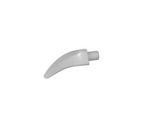 GDS-1583 Animal Body Part, Barb/Claw/Tooth/Talon/Horn, Medium, 50 Pieces Compatible with Lego 87747, DIY Parts and MOC Components for Large Brick Brands, Color:Light Grey 194