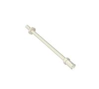 GDS-2019 Pole, 8 L, Two Stop Rings/One Pen, Technique Figure Ski Pole (Flat End), 50 Pieces Compatible with Lego DIY Parts and MOC Components for Large Brick Brands, Colour: White 1