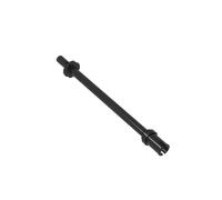GDS-2019 Pole, 8L, Two Stop Rings/One Pen, Engineering Figure Ski Pole (Flat End), 50 Pieces Compatible with Lego DIY Parts and MOC Components for Large Brick Brands, Colour: Black 26
