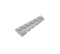 GDS-2143 6x2 Wedge Plate (Right) 10 Pieces Compatible with Lego MOC Building Blocks Color:Light Bluish Gray 194