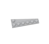 GDS-2144 6x2 Wedge Plate (Left) 10 Pieces Compatible with Lego MOC Building Blocks Color:Light Bluish Gray 194
