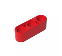 GDS-663 Compatible with LEGO 32523 Technic Beam 1x3 Thick, Red, 50 PCS | MOC components for major building brands. Designed for custom builds, repairs and custom models.
