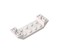 GDS-687 22889 2x6 45° Reverse Double-Sided Sloped Brick, White, 10 PCS | Compatible with LEGO Building Blocks. MOC components for major building brands. For custom builds and replacement parts.