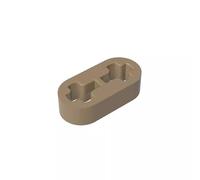 GDS-688 Compatible with LEGO 41677 Technic Beam 1x2 Thin, Dark Tan, 50 PCS | MOC components for major building brands. Designed for custom builds, repairs and custom models.