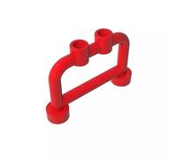 GDS-728 Bar 1x4x2 with Studs 50PCS Compatible with Lego Toy 4083 DIY Parts and MOC Components for Major Brick Brands Color:Red