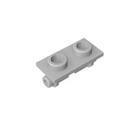 GDS-828 1x2 Top Plate Thin Hinge Brick 10 Pack Compatible with Lego 3938 DIY Parts and MOC Components for Large Brick Brands Light Bluish Grey 194