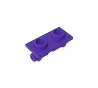 GDS-828 1x2 Top Plate Thin Hinge Brick 10 Pack Compatible with Lego Bricks 3938 DIY Parts and MOC Components for Large Brick Brands Dark Purple 268