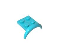 GDS-90051 Car Wheel Wheel Eyebrow Wheel 4 Pieces Compatible with Lego 49097 Components Moc Wholesale Classic Color:Medium Sky Blue 322