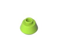 GDS-90059 Round Brick 1X1 Vertebral Brick 50 Pieces Compatible with Lego 33492 Components Moc Wholesale Classic Color:Lime Green 119