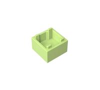 GDS-90062 Ornaments Box 2X2X1 10 Pieces Compatible with Lego 35700 Components Moc Wholesale Classic Color:Yellowish Green 326