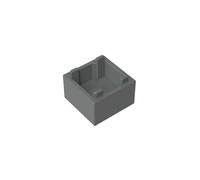 GDS-90062 Ornaments Box 2X2X1 10 Pieces Compatible with Lego 35700 Components Moc Wholesale Classic Color:Dark Blue Grey 199